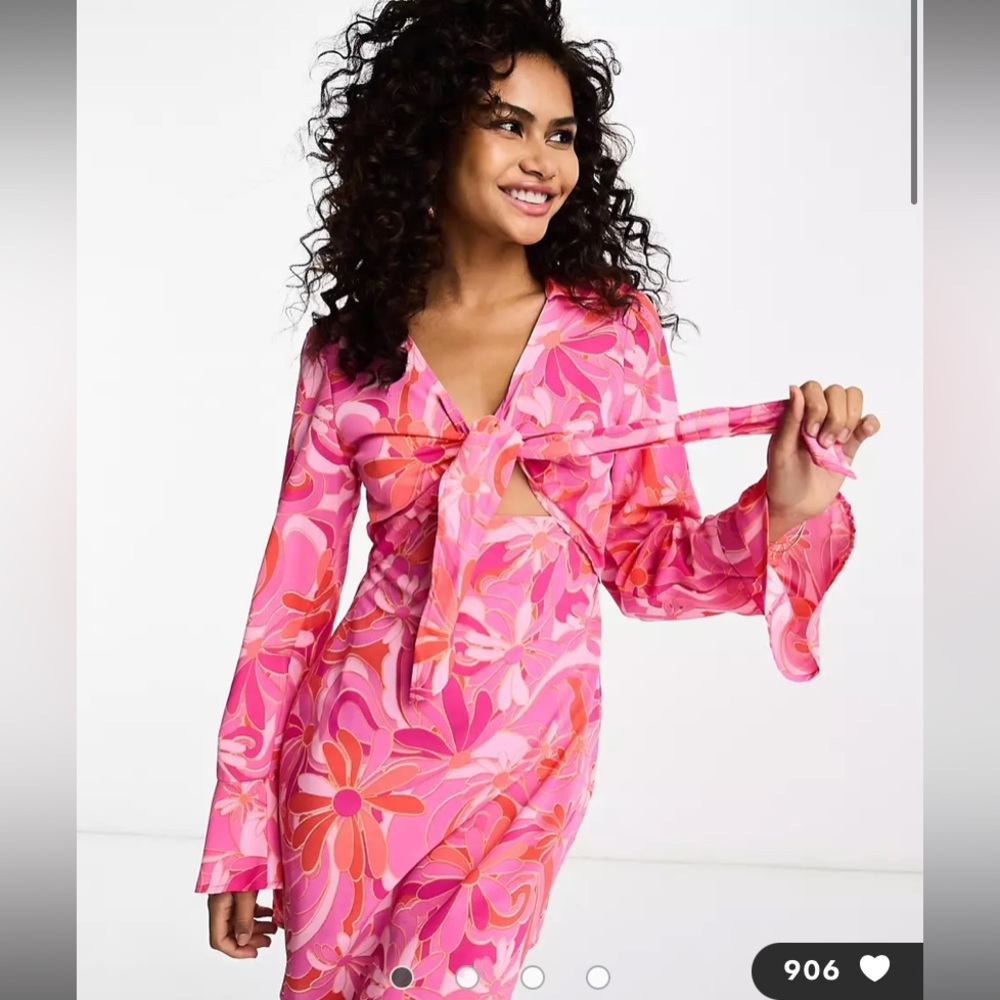 Asos satin dress